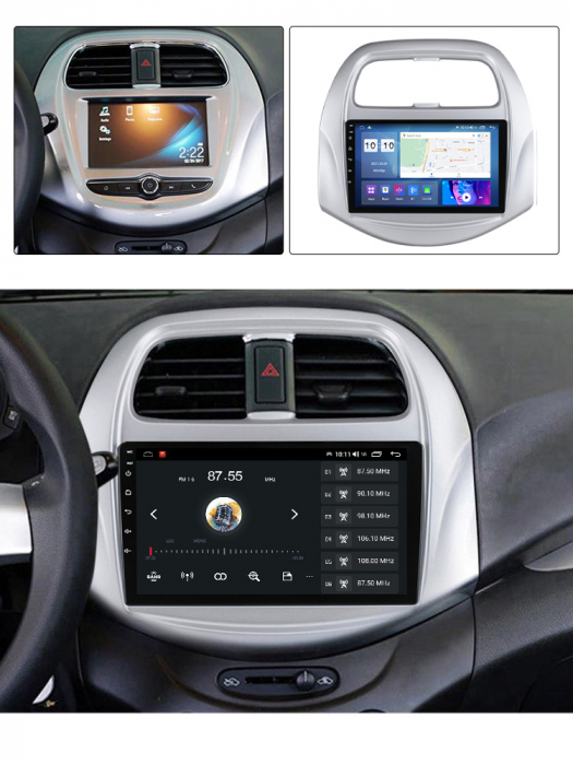 (Resigilata) Navigatie dedicata Chevrolet Spark Beat 2018-2020, 2 GB RAM 32 ROM, Android 13, Wireless Carplay si Android auto, Display IPS, 9 inch, Microfon Extern, Full HD [5]