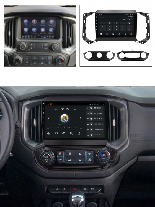 Navigatie dedicata Chevrolet TrailBlazer 2017-2019, 4GB RAM 64GB ROM, Octacore, Android 14, Display QLED 9", DSP, Carplay&Android Auto, SIM 4G, Ventilator Activ [4]
