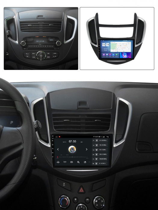 (Resigilata) Navigatie dedicata Chevrolet Trax Tracker 2014-2016, Android 13, Wireless Carplay si Android auto 2 GB RAM 32 ROM, Display IPS, 9 inch, Microfon Extern [5]