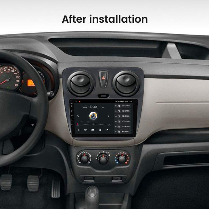 (Resigilata) Navigatie dedicata Dacia Dokker 2012, Android 13, Wireless Carplay si Android auto 2GB RAM 32 ROM, Display IPS, Full HD, 9 inch, Microfon Extern, Suport camere AHD [3]