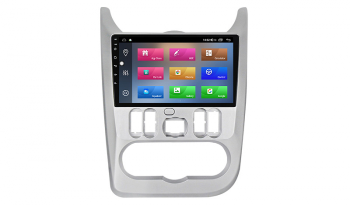 Navigatie dedicata Renault&Dacia, 4GB RAM 64GB ROM, Octacore, Android 13, Display QLED 9", DSP, Carplay, Android Auto, Internet, Youtube, Waze, WIFI, Bluetoot [4]