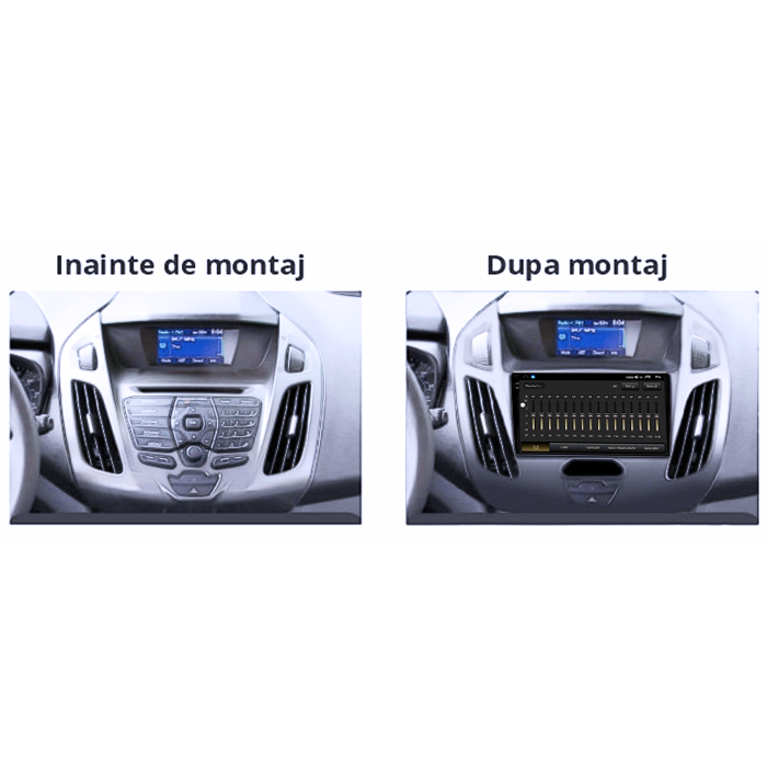 Navigatie dedicata Ford Transit Connect 2015, 12GB RAM 512GB ROM, Android 13, Rezolutie 2K, Display QLED, 9", DSP, Carplay, SIM 4G [4]