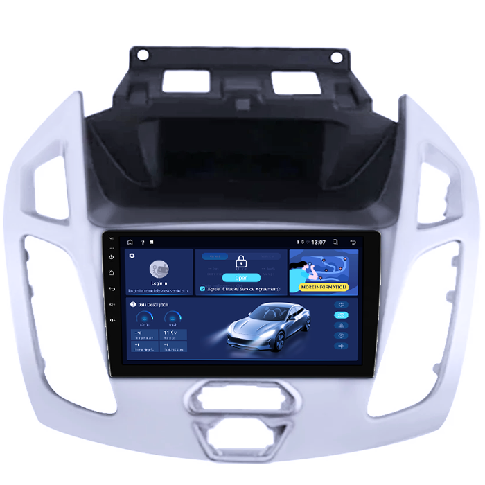 Navigatie dedica Ford Transit Connect 2015, 8GB RAM 128GB ROM, Octacore, Platforma TS18, Android 13, Display QLED 9”, Suporta camera 360º, DSP, Carplay&Android Auto, SIM 4G, Ventilator Activ [2]