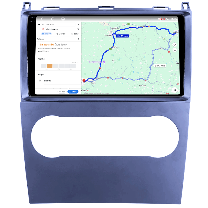 Navigatie dedicata A-Class W169 2004-2012 & B-Class, 4GB RAM 64GB ROM, Octacore, Android 14, Display QLED 1K 9", Carplay&Android Auto, SIM 4G, Ventilator Activ [3]