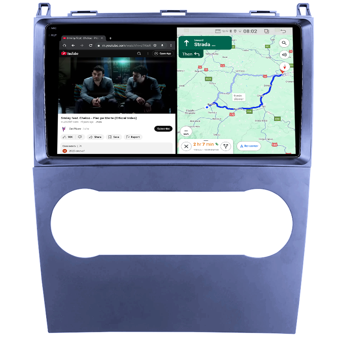 Navigatie dedicata A-Class W169 2004-2012 & B-Class, 4GB RAM 64GB ROM, Quad Core, Display 9" QLED 1K, Carplay&Android Auto, Android 14,Suport Camere AHD [4]