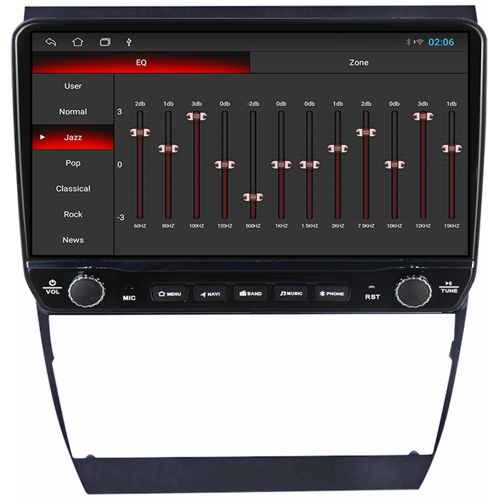Navigatie dedicata A6 S6 1999-2004 Tesla cu butoane rotative model 2024, 4GB RAM 64GB ROM, Procesor Quadcore, Android 14, Display QLED 10", DSP, Carplay&Android Auto [2]