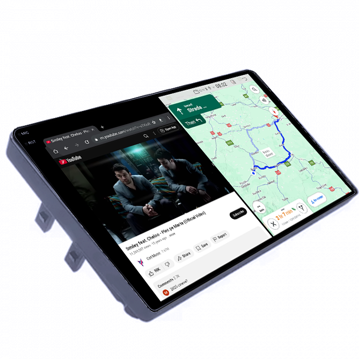 Navigatie dedicata Alfa Romeo 159, 4GB RAM 64GB ROM, Quadcore, Android 14, Display QLED 1K, 9", DSP, Carplay&Android Auto, Suport camere AHD [6]