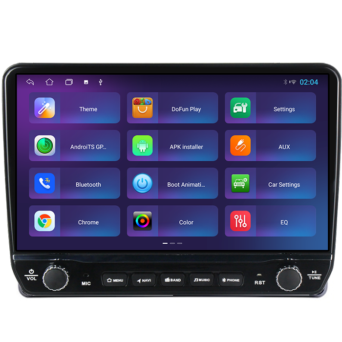 Navigatie dedicata Audi A3 Tesla cu butoane rotative model 2024, 4GB RAM 64GB ROM, Procesor Quadcore, Android 14, Display QLED 10", DSP, Carplay&Android Auto [4]