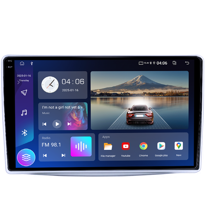 Navigatie dedicata Alfa Romeo Mito 2008-2018, 4GB RAM 64GB ROM, Quadcore, Android 14, Display QLED 1K, 9", DSP, Carplay&Android Auto Suport camere AHD [2]