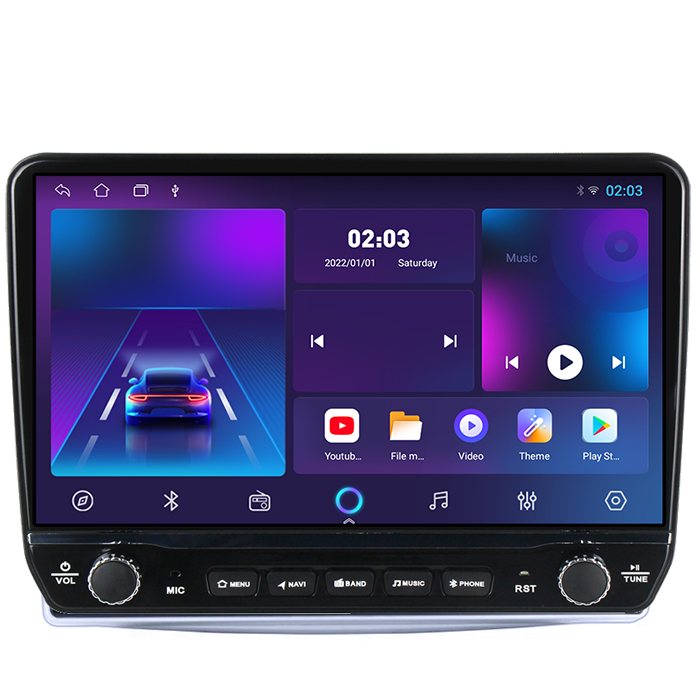 Navigatie dedicata Alfa Romeo Mito 2008-2018 Tesla Cu Butoane Rotative Model 2024, ANDROID 13, 10 inch , 8+128GB, Internet, Aplicatii, Waze, GPS            [3]