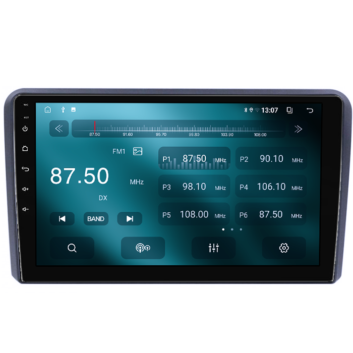 Navigatie dedicata Audi A3 2003 - 2013, 8GB RAM 128GB ROM, Octacore, Platforma TS18, Android 13, Display QLED 9”, Suporta camera 360º, DSP, Carplay&Android Auto, SIM 4G, Ventilator Activ [4]