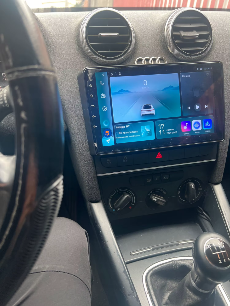 Navigatie dedicata Audi A3 2003-2013, Android 14, Wireless Carplay si Android auto 4GB RAM 64GB ROM, Quadcore, Display QLED 1K, 9inch, Microfon Extern, Camera AHD [4]