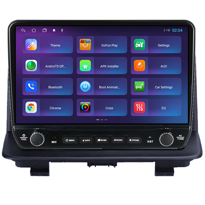 Navigatie dedicata Audi Q3 2010-2018, Tesla cu butoane rotative model 2024, 4GB RAM 64GB ROM, Procesor Quadcore, Android 14, Display QLED 10", DSP, Carplay&Android Auto [4]