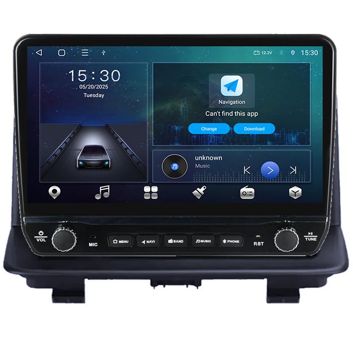 Navigatie dedicata Audi Q3 2010-2018, Tesla cu butoane rotative model 2024, 4GB RAM 64GB ROM, Procesor Quadcore, Android 14, Display QLED 10", DSP, Carplay&Android Auto [6]