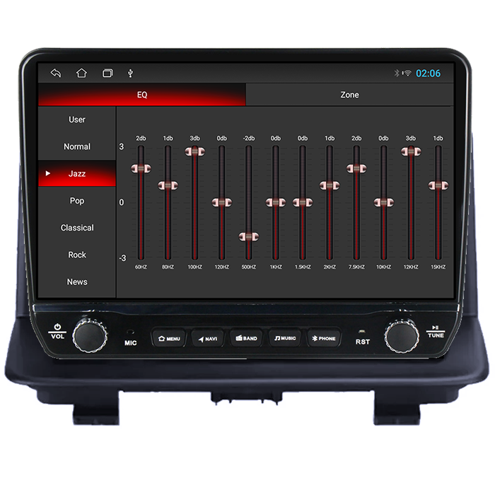 Navigatie dedicata Audi Q3 2010-2018, Tesla cu butoane rotative model 2024, 4GB RAM 64GB ROM, Procesor Quadcore, Android 14, Display QLED 10", DSP, Carplay&Android Auto [2]
