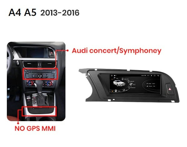Navigatie dedicata Audi A4 2013-2016 MMI 3G, Android 13, Wireless Carplay si Android auto, 6GB RAM 128GB ROM, Octacore 2.0ghz, Display IPS 1280*720, 8.8 inch, Microfon Extern [3]