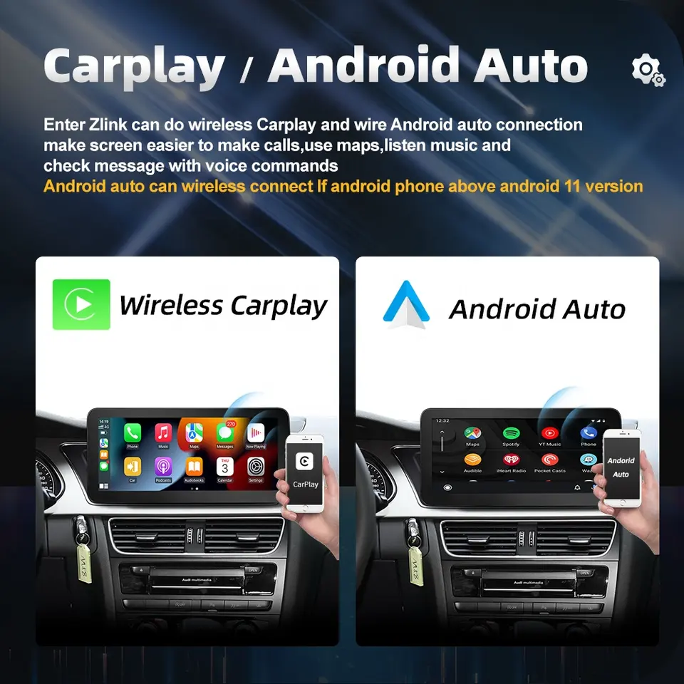 Navigatie dedicata Audi A4,A5, B8 2008-2016 fara MMI3, 12.3 Inch IPS 1280*720, 8GB RAM 64GB ROM, Octacore 2.0ghz, Android 13, WiFi, Bluetooth [4]