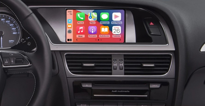 Navigatie dedicata Audi A4 MMI3, Android 13, Wireless Carplay si Android auto 6GB RAM 128GB ROM, Octacore 2.0ghz, Display IPS 1280*720, 8.8 inch, Microfon Extern [3]
