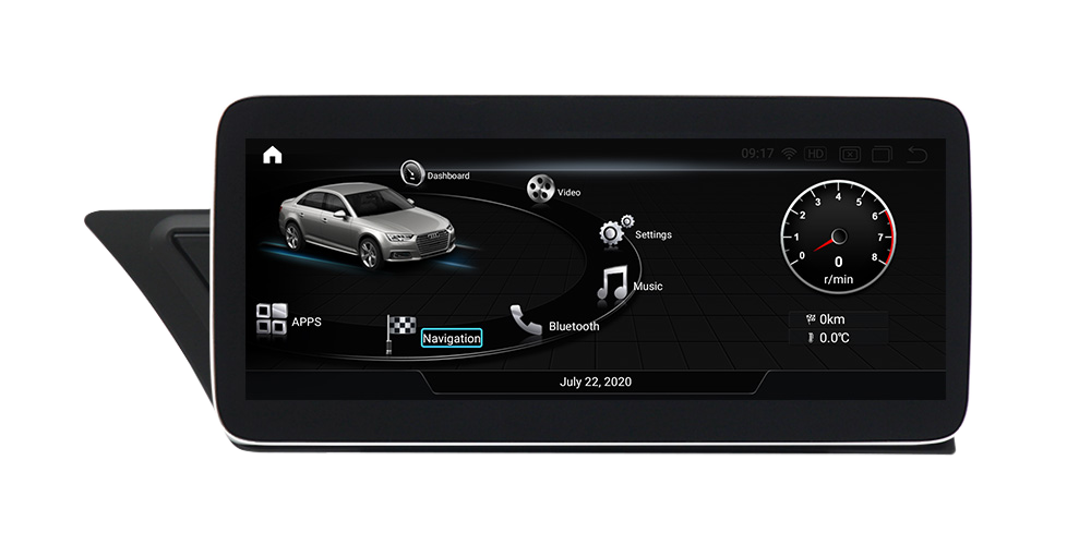 Navigatie dedicata Audi A4 A5, 8GB RAM 64GB ROM, Procesor Qualcomm Octacore, Android 14, Rezolutie 2K, Display QLED 12.3", DSP, Carplay&Android Auto, SIM 4G [2]
