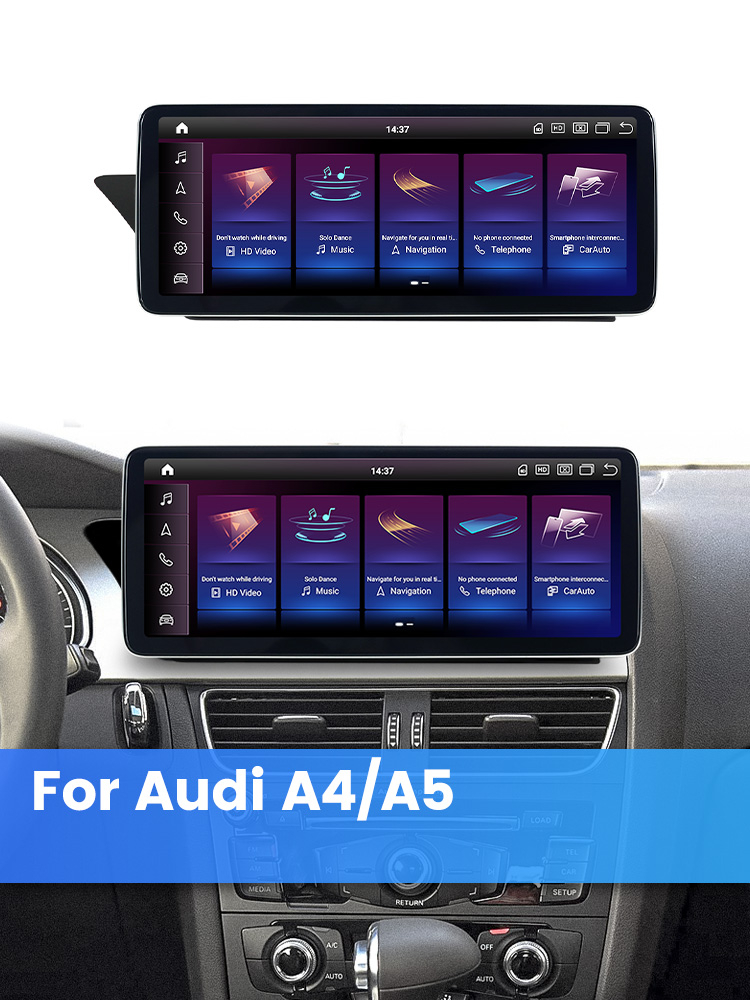 Navigatie dedicata Audi A4 A5 MMI 3, 8GB RAM 256GB ROM, Procesor Qualcomm Octacore, Android 14, Rezolutie 2K, Display QLED 9", DSP, Carplay&Android Auto, SIM 4G [3]
