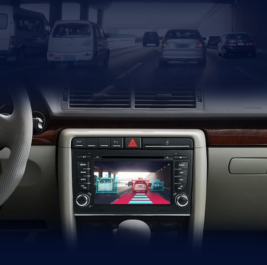 Navigatie dedicata Audi A4, B6, B7, Seat Exeo 2001-2008,2GB RAM 32GB ROM, Quad Core, Display 7" IPS, Carplay&Android Auto, Android 14, Suport camere AHD [2]