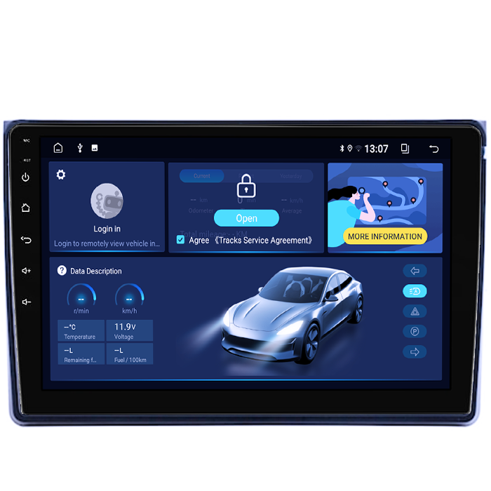 Navigatie dedicata Fiat Panda 2003-2012, 4GB RAM 32GB ROM, Octacore, Android 14, Display QLED  9", DSP, Carplay&Android Auto, SIM 4G, Bluetooth, Ventila [4]