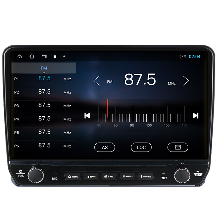 Navigatie dedicata Audi A4 Tesla cu butoane rotative model 2024, 4GB RAM 64GB ROM, Procesor Quadcore, Android 14, Display QLED 10", DSP, Carplay&Android Auto [3]