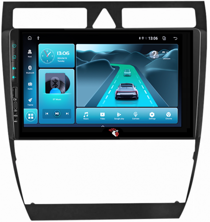 Navigatie dedicata Audi A6 1997-2004, USB&Butoane fizice frontale, Android 13, Wireless Carplay si Android auto 2 GB RAM 32 ROM, Display IPS, 9 inch, Microfon Extern NAVI-IT [2]