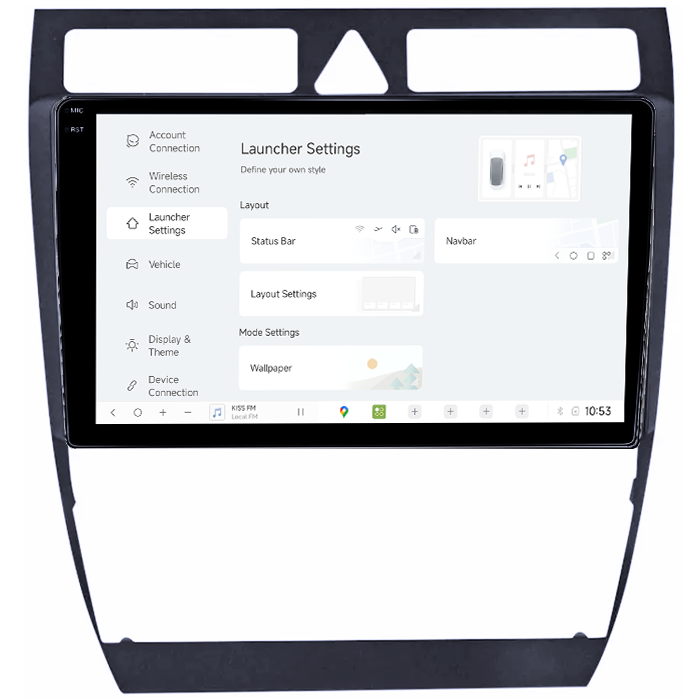 Navigatie Dedicata Audi A6 1997-2005 DUDU3, 4GB RAM 64GB ROM, Octacore, Platforma 8581, Android, Display QLED 9", DSP, Carplay&AndroidAuto [4]