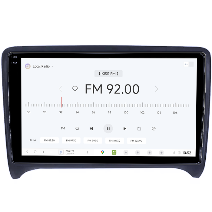Navigatie Dedicata Audi TT 2006-2015 DUDU3, 4GB RAM 64GB ROM, Octacore, Platforma 8581, Android, Display QLED 9", DSP, Carplay&AndroidAuto [3]