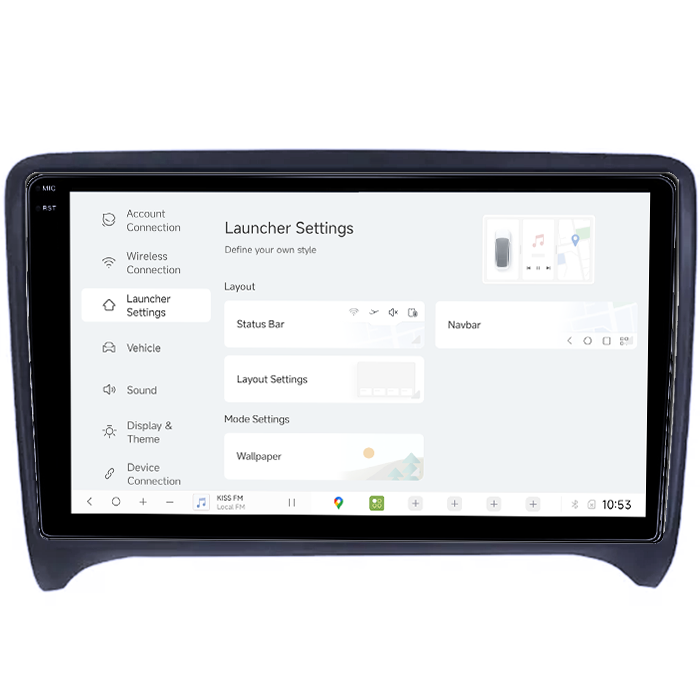 Navigatie Dedicata Audi TT 2006-2015 DUDU3, 4GB RAM 64GB ROM, Octacore, Platforma 8581, Android, Display QLED 9", DSP, Carplay&AndroidAuto [4]