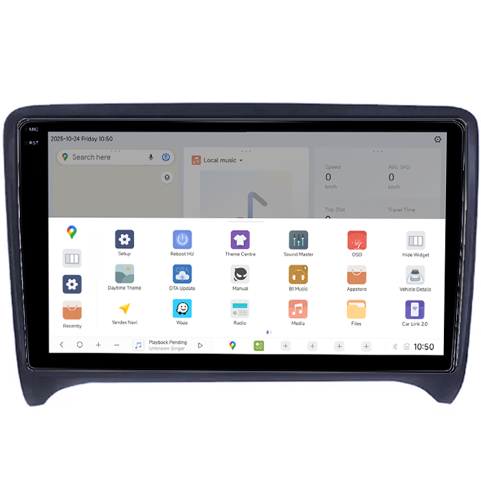 Navigatie Dedicata Audi TT 2006-2015 DUDU3, 4GB RAM 64GB ROM, Octacore, Platforma 8581, Android, Display QLED 9", DSP, Carplay&AndroidAuto [2]