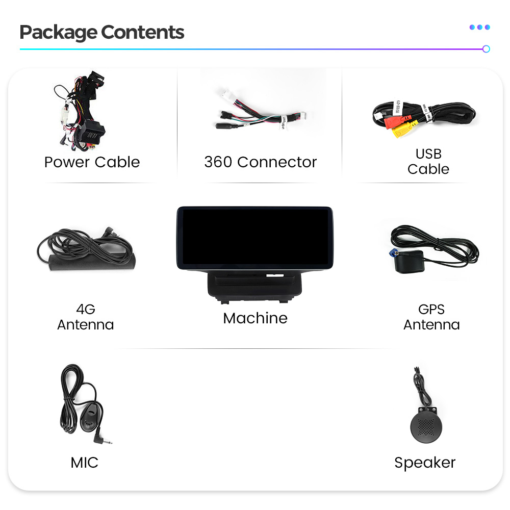 Navigatie dedicata Audi Q7 2005-2015 fara MMI,  8GB RAM 256GB ROM, Procesor Qualcomm Octacore, Android 14, Rezolutie 2K, Display QLED 10.25", DSP, Carplay&Android Auto, SIM 4G [2]