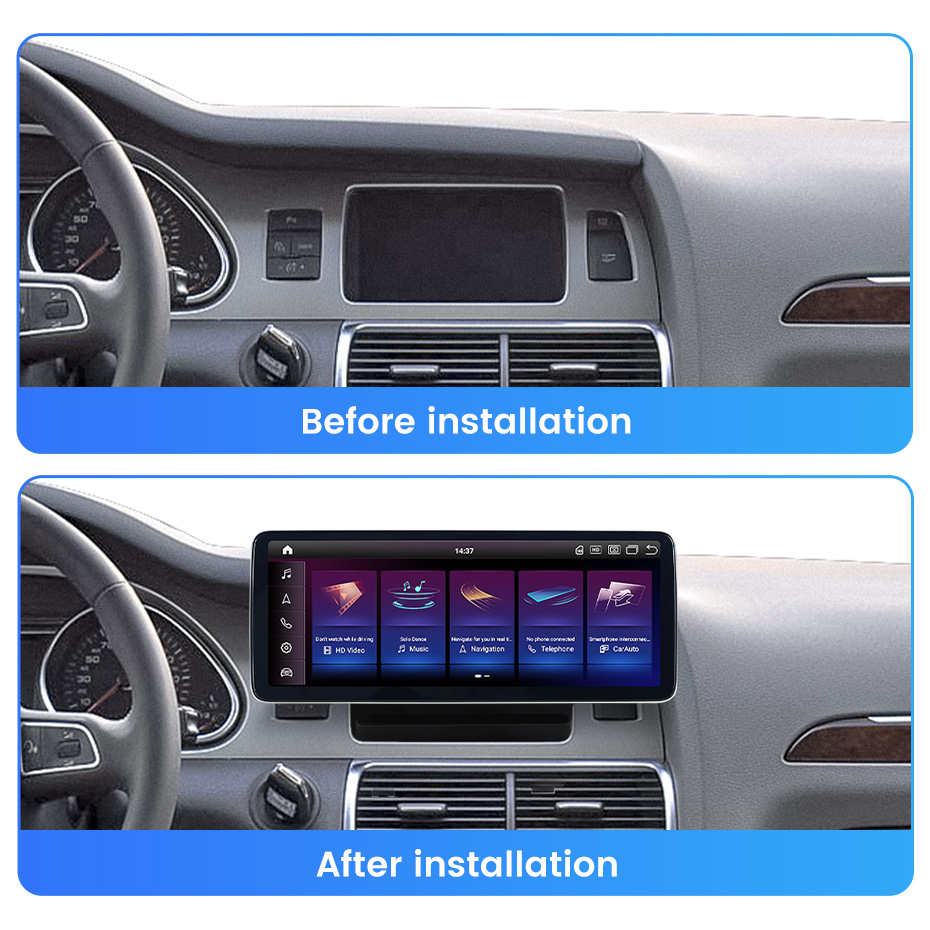 Navigatie dedicata Audi Q7 2005-2015 MMI 2G,  8GB RAM 256GB ROM, Procesor Qualcomm Octacore, Android 14, Rezolutie 2K, Display QLED 10.25", DSP, Carplay&Android Auto, SIM 4G [4]