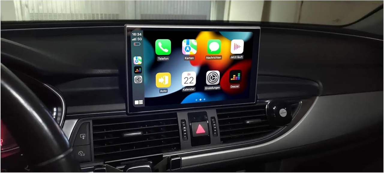 Navigatie dedicata Audi A6 C7 2011 - 2016 RMC, 8GB RAM 256GB ROM, Procesor Octacore, Android 14, Rezolutie HD, Display QLED 9", DSP, Carplay&Android Auto [5]