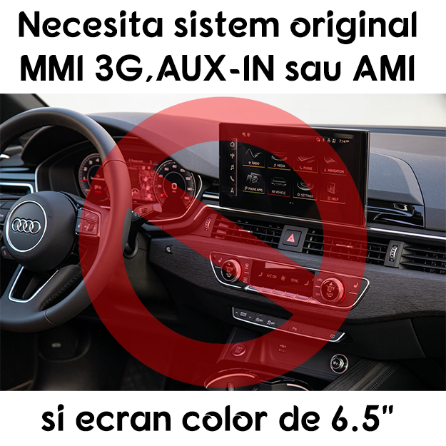 Navigatie dedicata Audi A6 2012-2015 MH12, Android 13, Wireless Carplay si Android auto 6GB RAM 128GB ROM, Display IPS, 10.25 inch, Microfon Extern [5]