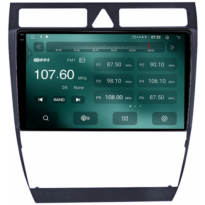 Navigatie dedicata Audi A6, C5 1997-2004, 4GB RAM 64GB ROM, Quadcore, Android 14, Display QLED 1K, 9", DSP, Carplay&Android Auto, , Suport Camere AHD [3]