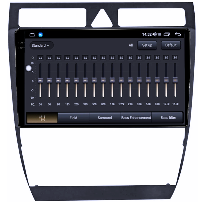 Navigatie dedicata Audi A6, C5 1997-2004, 8GB RAM 128GB ROM, Octacore, Platforma 7862,Android 14, Display QLED 2K 9", Suporta camera 360", DSP, Carplay&Android A [2]