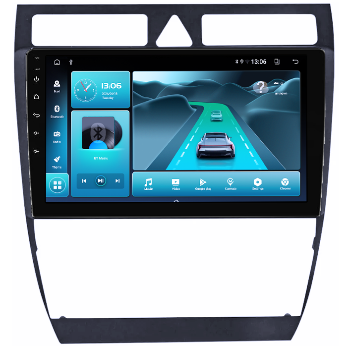 Navigatie dedicata Audi A6, C5 1997-2004, 8GB RAM 128GB ROM, Octacore, Platforma TS18, Android 13, Display QLED 9”, Suporta camera 360º, DSP, Carplay&Android Auto, SIM 4G, Ventilator Activ [3]