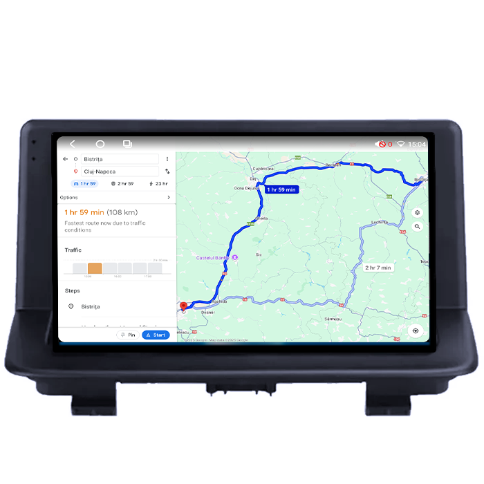 Navigatie dedicata Audi Q3 2011-2018, 4GB RAM 64GB ROM, Octacore, Android 14, Display QLED 1K 9", Carplay&Android Auto, SIM 4G, Ventilator Activ [5]