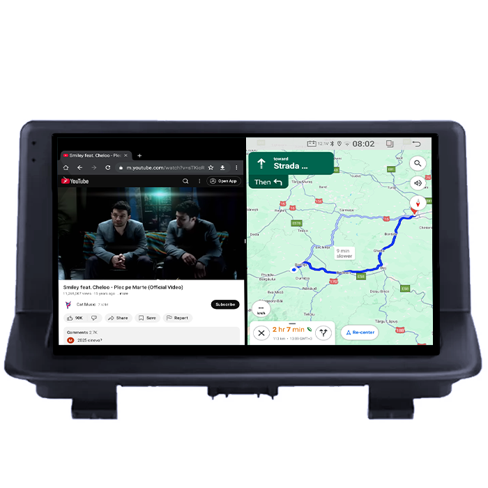 Navigatie dedicata Audi Q3 2011-2018, 4GB RAM 64GB ROM, Quad Core, Display 9" QLED 1K, Carplay, Android 14, Bluetooth, Magazin Play, Suport Camere AHD [5]