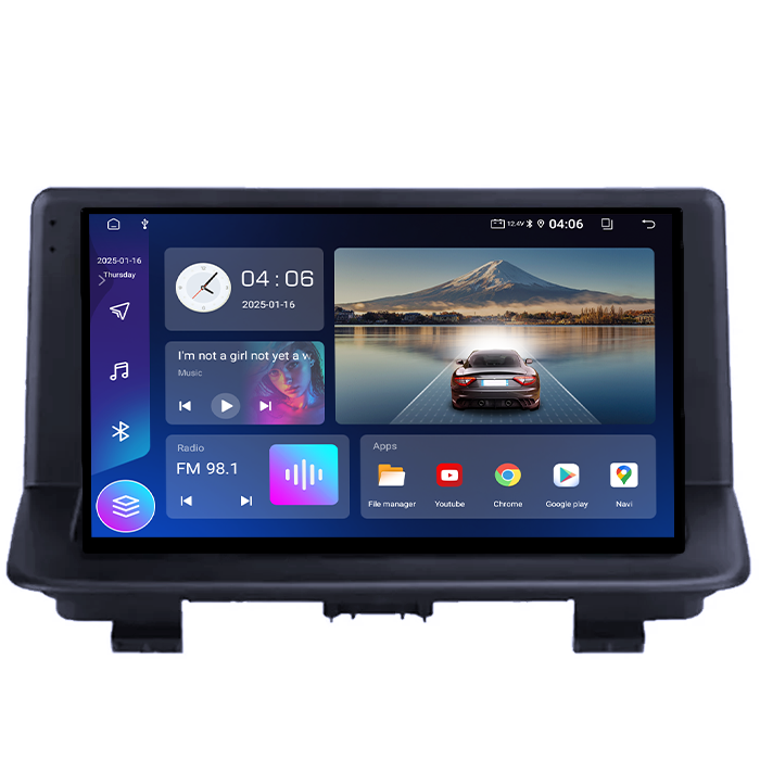 Navigatie dedicata Audi Q3 2011-2018, 4GB RAM 64GB ROM, Quad Core, Display 9" QLED 1K, Carplay, Android 14, Bluetooth, Magazin Play, Suport Camere AHD [2]