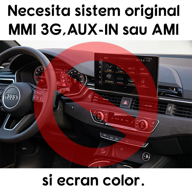 Navigatie dedicata Audi Q5 MMI 3G, Android 13, Wireless Carplay si Android auto, 6GB RAM 128GB ROM, Octacore 2.0ghz, Display IPS 1280*720, 8.8 inch, Microfon Extern [5]