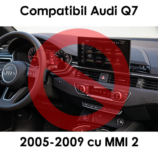 Navigatie dedicata Audi Q7 2005-2009+MMI 2, 8GB RAM 128GB ROM, Octacore qualcomm ,Android 13, QLED, 8.8",DSP, Carplay, Android Auto, [4]