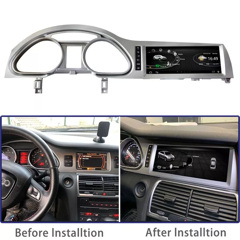 Navigatie dedicata Audi Q7 2009 +MMI 3G, 8GB RAM 128GB ROM, Octacore qualcomm ,Android 13, QLED, 8.8",DSP, Carplay, Android Auto,necesita Aux activ [2]