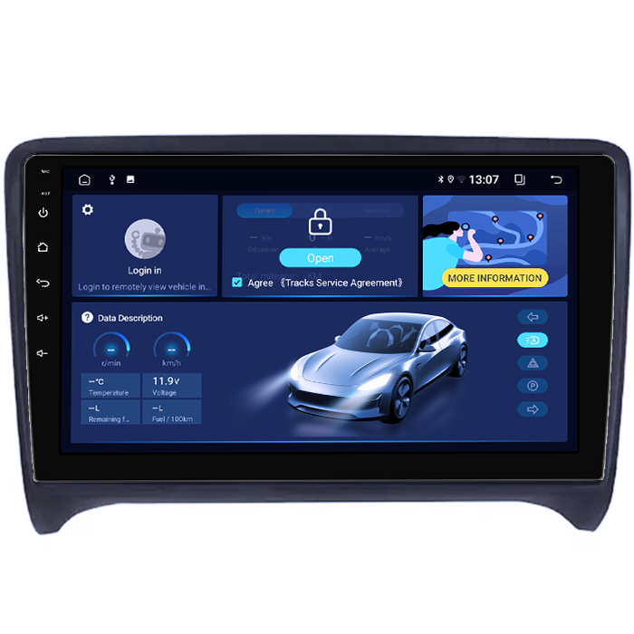 Navigatie dedicata Audi TT 2006-2015, 4 GB RAM 32 ROM, Android 13, Display QLED, 9", DSP, Carplay, Android Auto, Internet, Youtube , Waze , Wi Fi , Usb , Bluetooth [4]