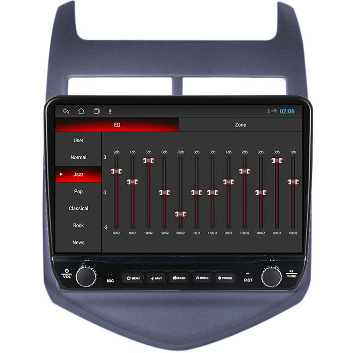 Navigatie dedicata Aveo 2011-2015 Tesla cu butoane rotative model 2024, 4GB RAM 64GB ROM, Procesor Quadcore, Android 14, Display QLED 10", DSP, Carplay&Android Autoze , WI-FI [3]
