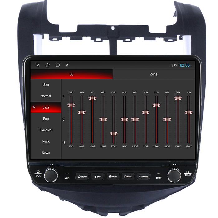 Navigatie dedicata AVEO 2014-2017 Tesla cu butoane rotative model 2024, 4GB RAM 64GB ROM, Procesor Quadcore, Android 14, Display QLED 10", DSP, Carplay&Android Auto [3]
