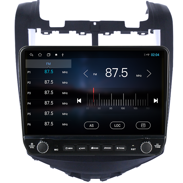 Navigatie dedicata AVEO 2014-2017 Tesla cu butoane rotative model 2024, 4GB RAM 64GB ROM, Procesor Quadcore, Android 14, Display QLED 10", DSP, Carplay&Android Auto [4]