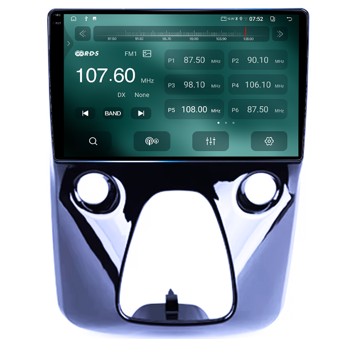 Navigatie dedicata Aygo 2012-2020, 8GB RAM 128GB ROM, Octacore, Platforma TS18, Android 14, Display QLED 10", Suporta camera 360", DSP, Carplay&Android Auto, SIM 4G, Ventilator Activ [6]